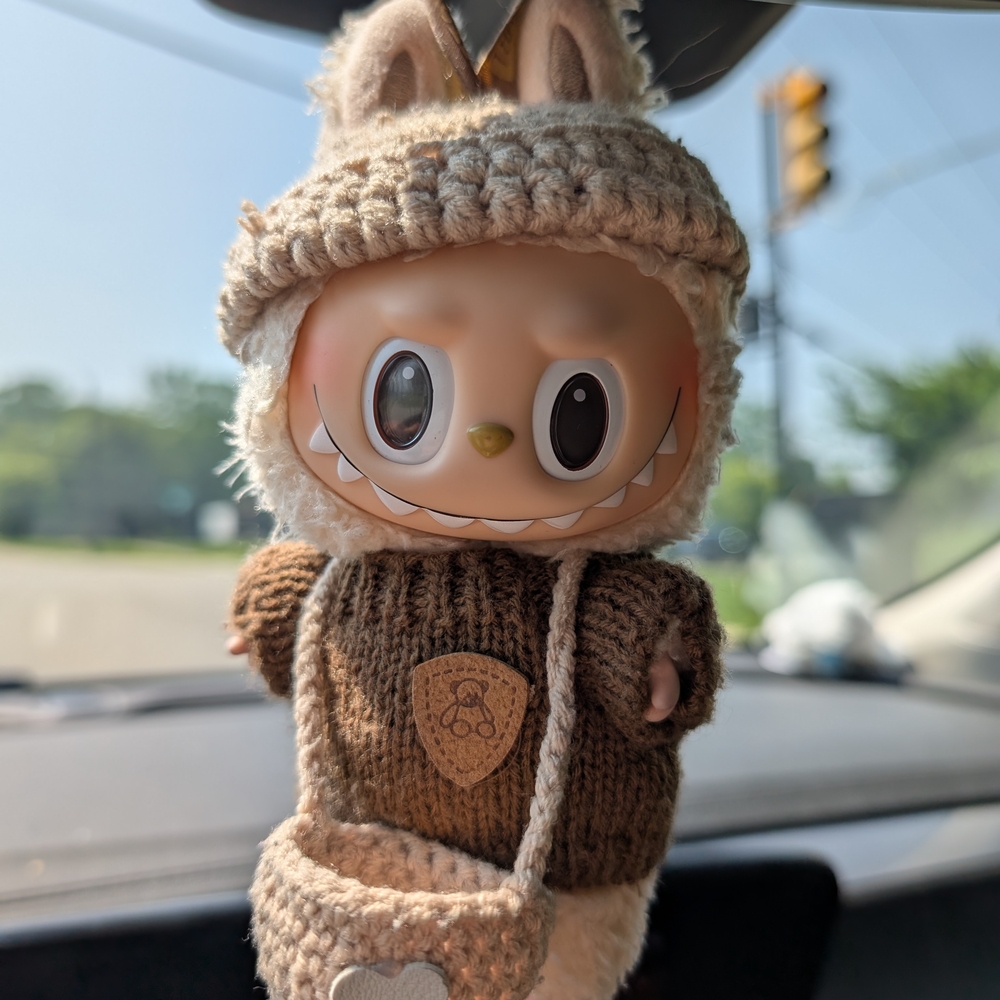 Labubu with Knit Outfit